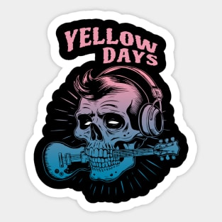 Yellow Days Sticker